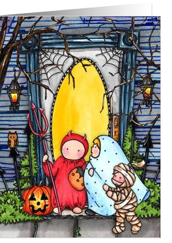For Kids card- Trick Or Treat Card - 91745