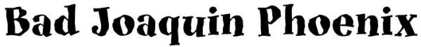 collage BB font