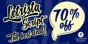 font sale letrista script
