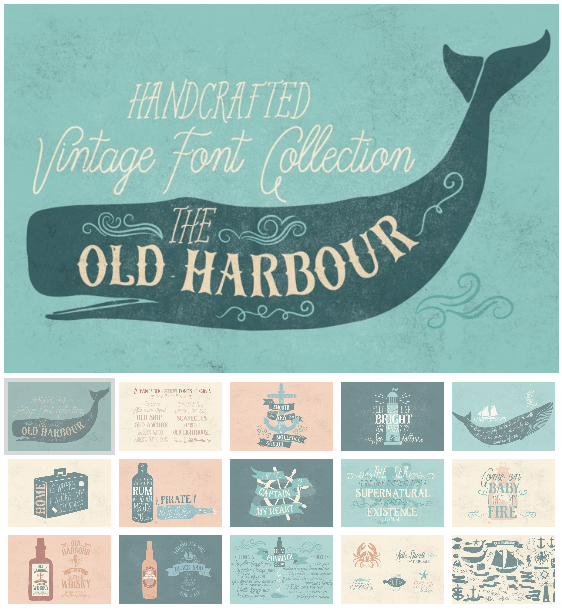Old Harbour vintage font collection by Anastasia Dimitriadi - TheHungryJPEG.com 2016-05-04 14-30-19