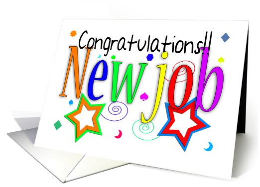 Congratulations New Job Greeting Card - New Job - Congrats card 2016-06-30 11-04-55