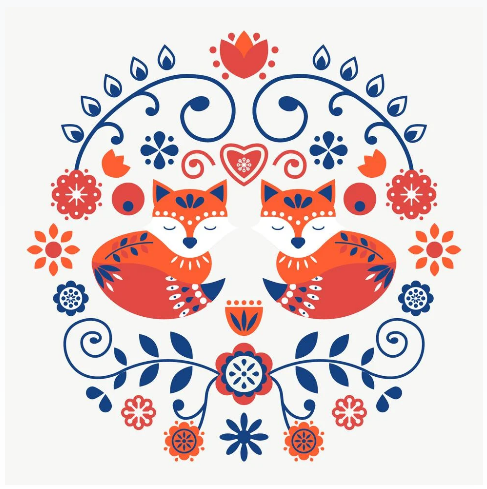 FireShot Capture 7217 - Scandinavian Folk Art Vector 232528 Vector Art at Vecteezy_ - www.vecteezy.com